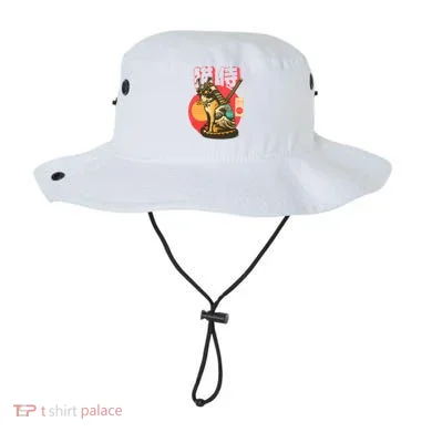 Samurai Cat Graphic Bucket Hat