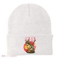 Samurai Cat Graphic Beanie thumb 0