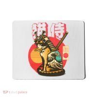 Samurai Cat Graphic Mousepad thumb 0