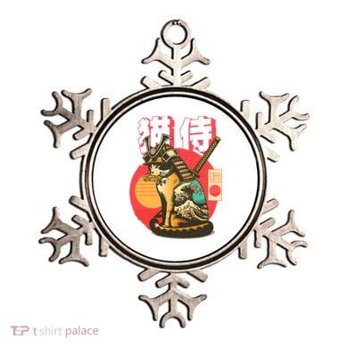 Samurai Cat Graphic Ornament
