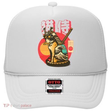 Samurai Cat Graphic Hat
