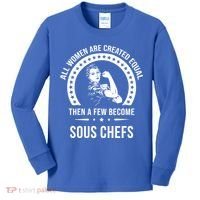 Sous Chef Gift Sous Chef Funny Gift Kids Long Sleeve Shirt thumb 0