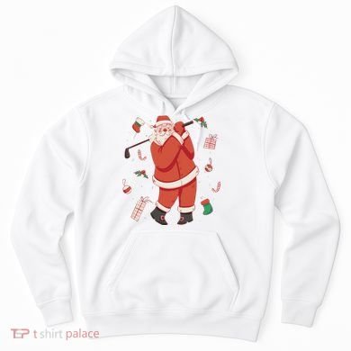 Santa Claus Golf Lover Holiday Hoodie
