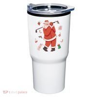 Santa Claus Golf Lover Holiday Tumbler thumb 0
