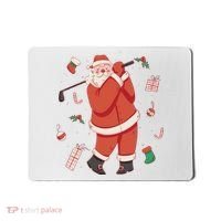 Santa Claus Golf Lover Holiday Mousepad thumb 0