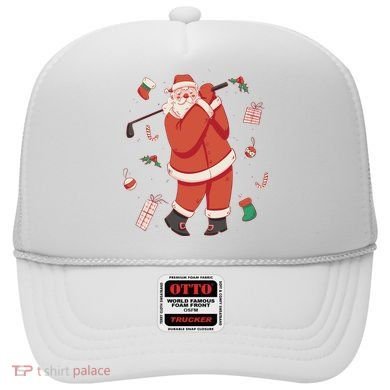 Santa Claus Golf Lover Holiday Hat