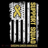 Sarcoma Cancer Gift Support Squad Sarcoma Cancer Awareness Gift Bucket Hat thumb 4
