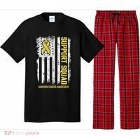 Sarcoma Cancer Gift Support Squad Sarcoma Cancer Awareness Gift Pajama Set thumb 0