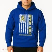Sarcoma Cancer Gift Support Squad Sarcoma Cancer Awareness Gift Hoodie thumb 2