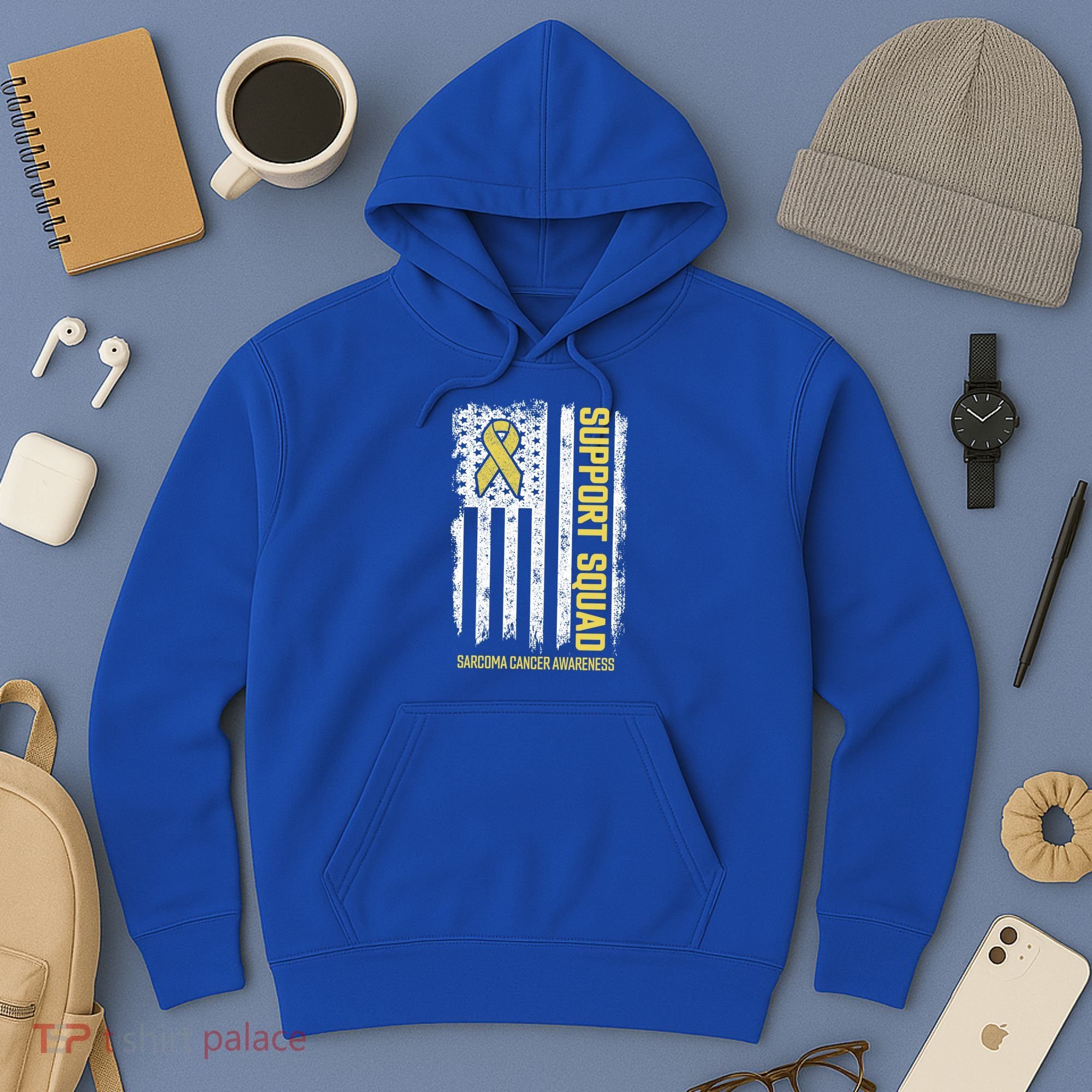 Sarcoma Cancer Gift Support Squad Sarcoma Cancer Awareness Gift Hoodie