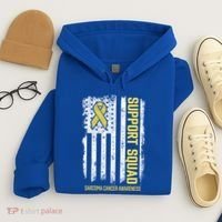 Sarcoma Cancer Gift Support Squad Sarcoma Cancer Awareness Gift Hoodie thumb 4