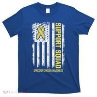 Sarcoma Cancer Gift Support Squad Sarcoma Cancer Awareness Gift T-Shirt thumb 0