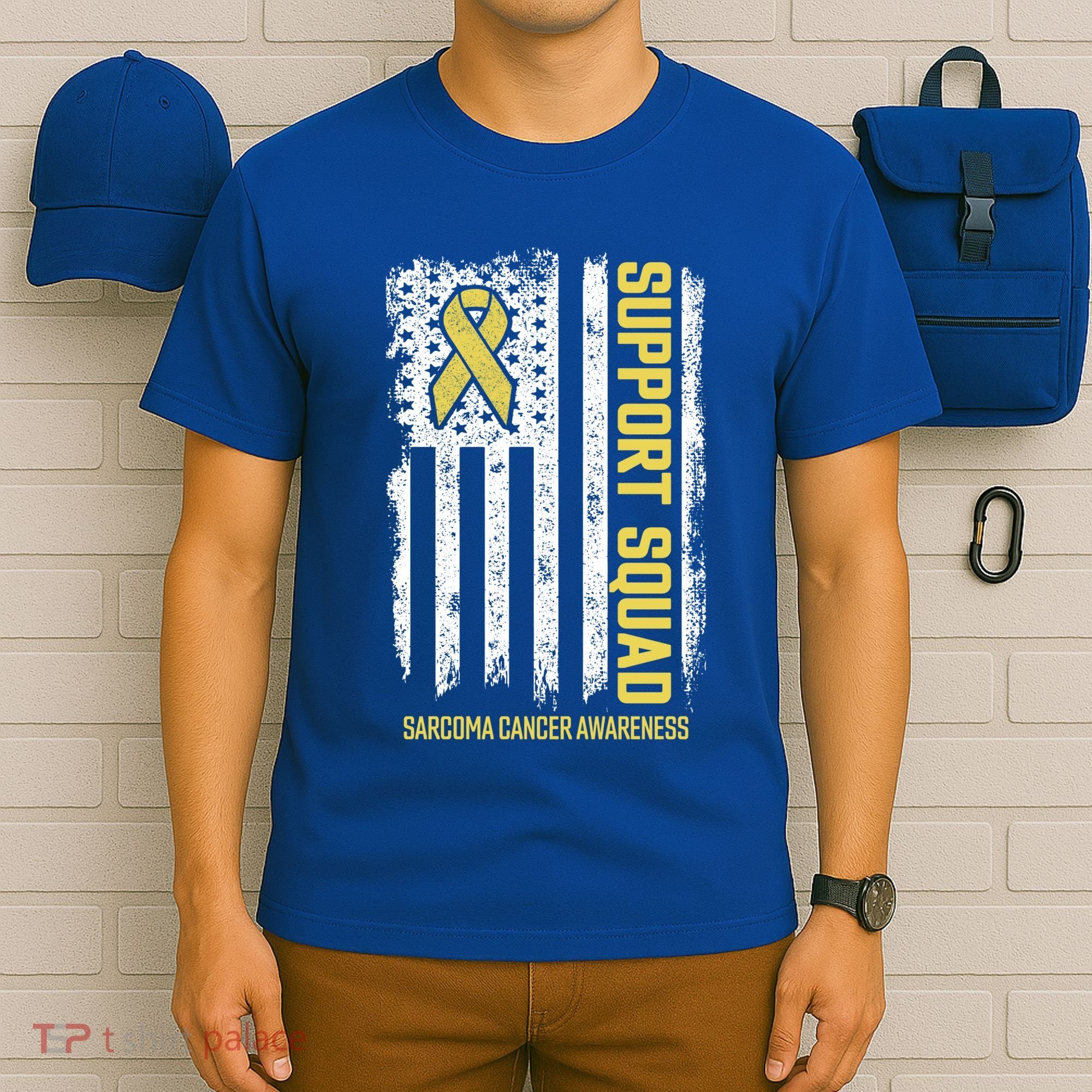 Sarcoma Cancer Gift Support Squad Sarcoma Cancer Awareness Gift T-Shirt