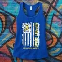 Sarcoma Cancer Gift Support Squad Sarcoma Cancer Awareness Gift Women's Tank Top thumb 3