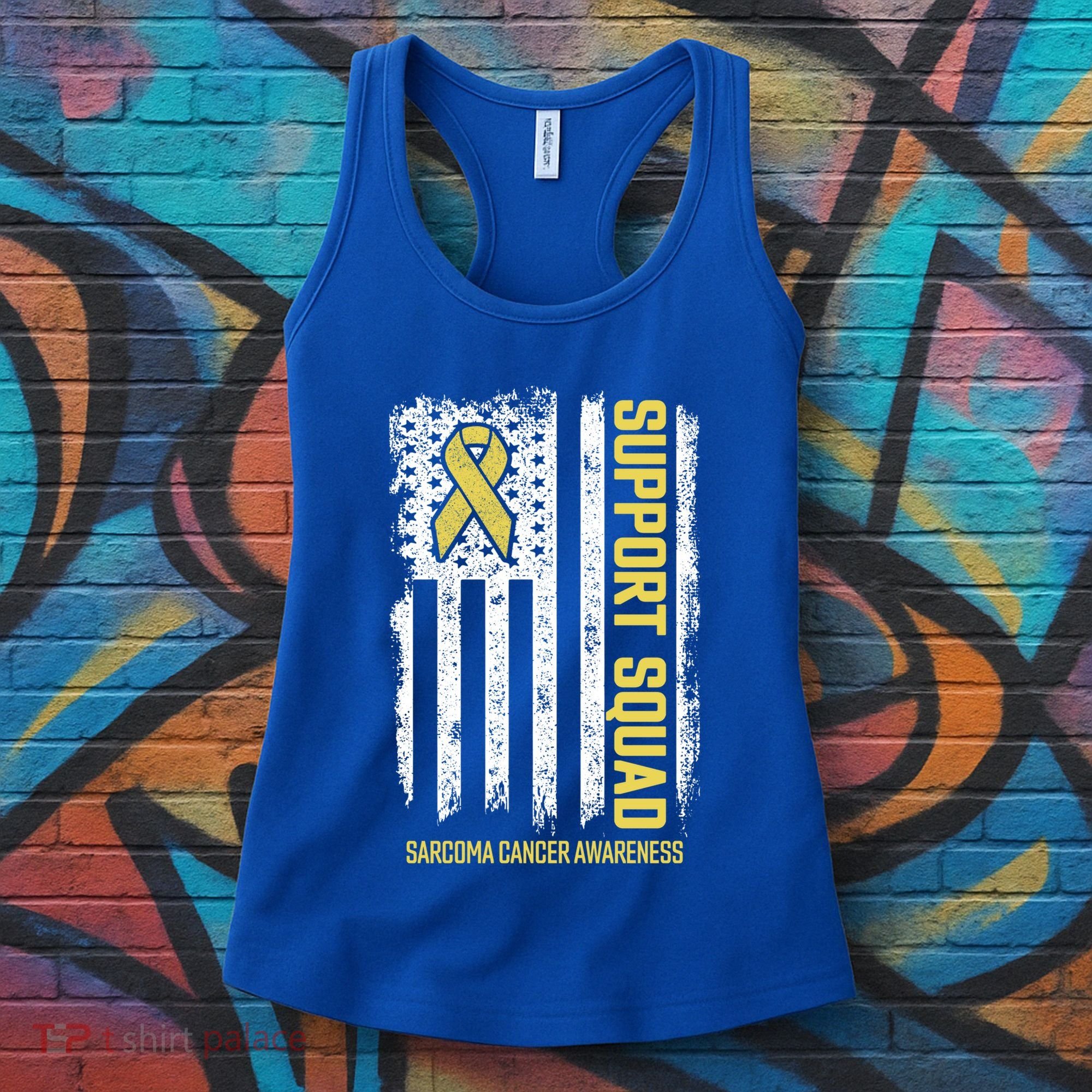 Sarcoma Cancer Gift Support Squad Sarcoma Cancer Awareness Gift Women's Tank Top