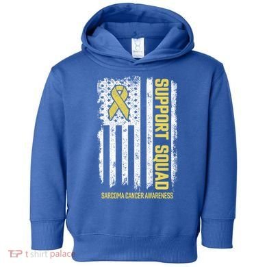 Sarcoma Cancer Gift Support Squad Sarcoma Cancer Awareness Gift Toddler Hoodie