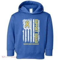 Sarcoma Cancer Gift Support Squad Sarcoma Cancer Awareness Gift Toddler Hoodie thumb 0