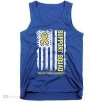Sarcoma Cancer Gift Support Squad Sarcoma Cancer Awareness Gift Tank Top thumb 0