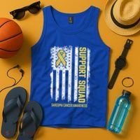 Sarcoma Cancer Gift Support Squad Sarcoma Cancer Awareness Gift Tank Top thumb 4