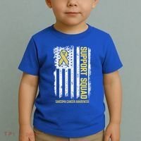 Sarcoma Cancer Gift Support Squad Sarcoma Cancer Awareness Gift Toddler T-Shirt thumb 2