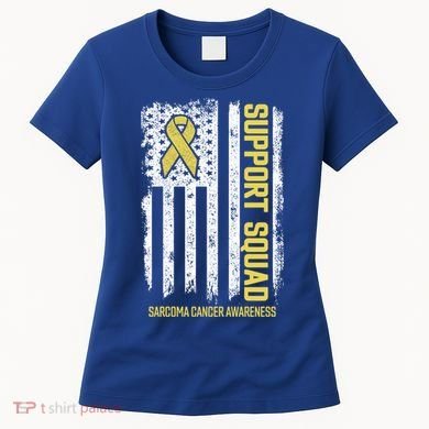 Sarcoma Cancer Gift Support Squad Sarcoma Cancer Awareness Gift Women's T-Shirt