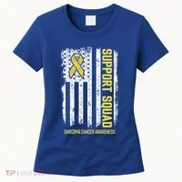 Sarcoma Cancer Gift Support Squad Sarcoma Cancer Awareness Gift Women's T-Shirt thumb 0