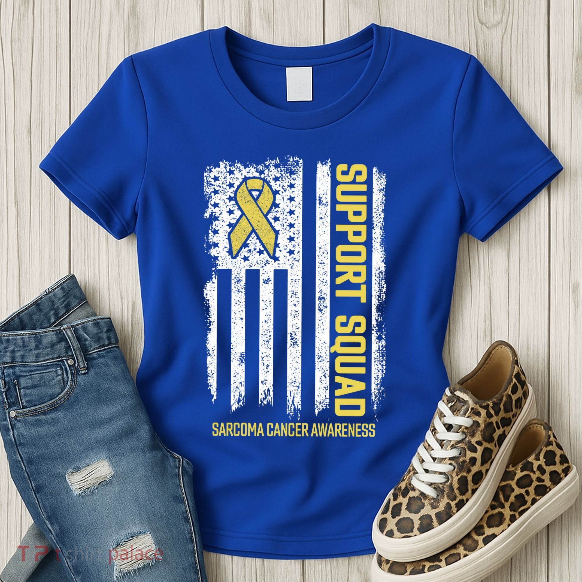 Sarcoma Cancer Gift Support Squad Sarcoma Cancer Awareness Gift Women's T-Shirt