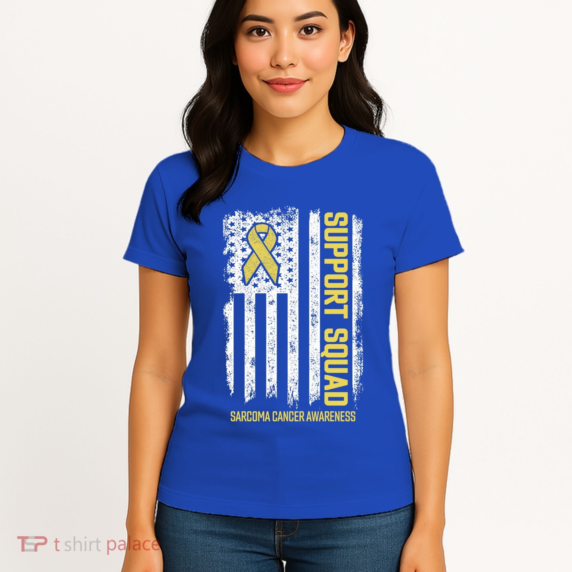 Sarcoma Cancer Gift Support Squad Sarcoma Cancer Awareness Gift Women's T-Shirt