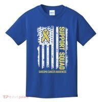 Sarcoma Cancer Gift Support Squad Sarcoma Cancer Awareness Gift Kids T-Shirt thumb 0