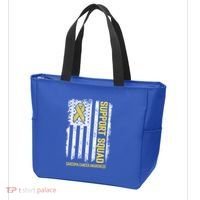 Sarcoma Cancer Gift Support Squad Sarcoma Cancer Awareness Gift Tote Bag thumb 3