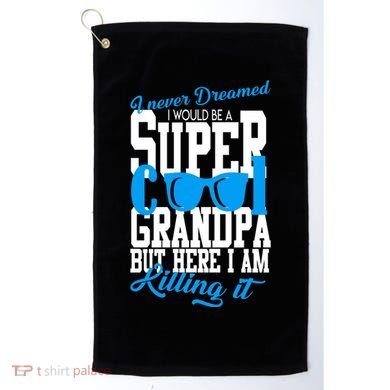 Super Cool Grandpa Golf Towel