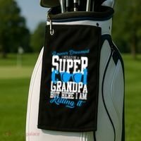 Super Cool Grandpa Golf Towel thumb 2