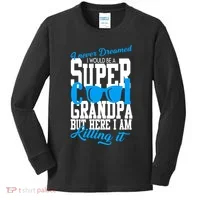 Super Cool Grandpa Kids Long Sleeve Shirt thumb 0