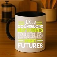 School Counselors Help Students Build Bright Futures Coffee Mug thumb 4