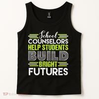 School Counselors Help Students Build Bright Futures Tank Top thumb 2