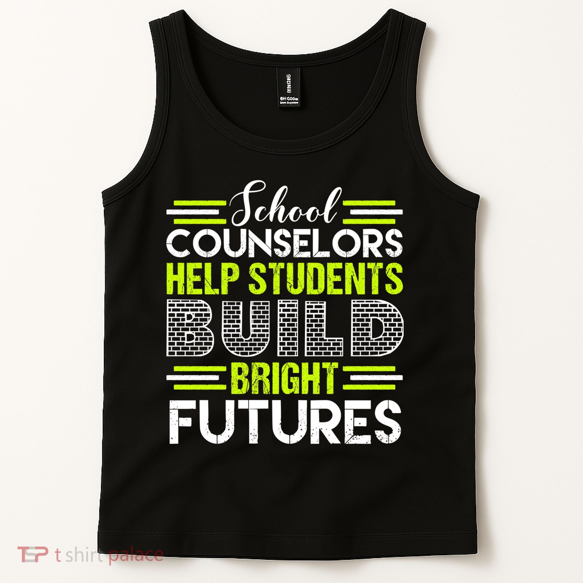 School Counselors Help Students Build Bright Futures Tank Top