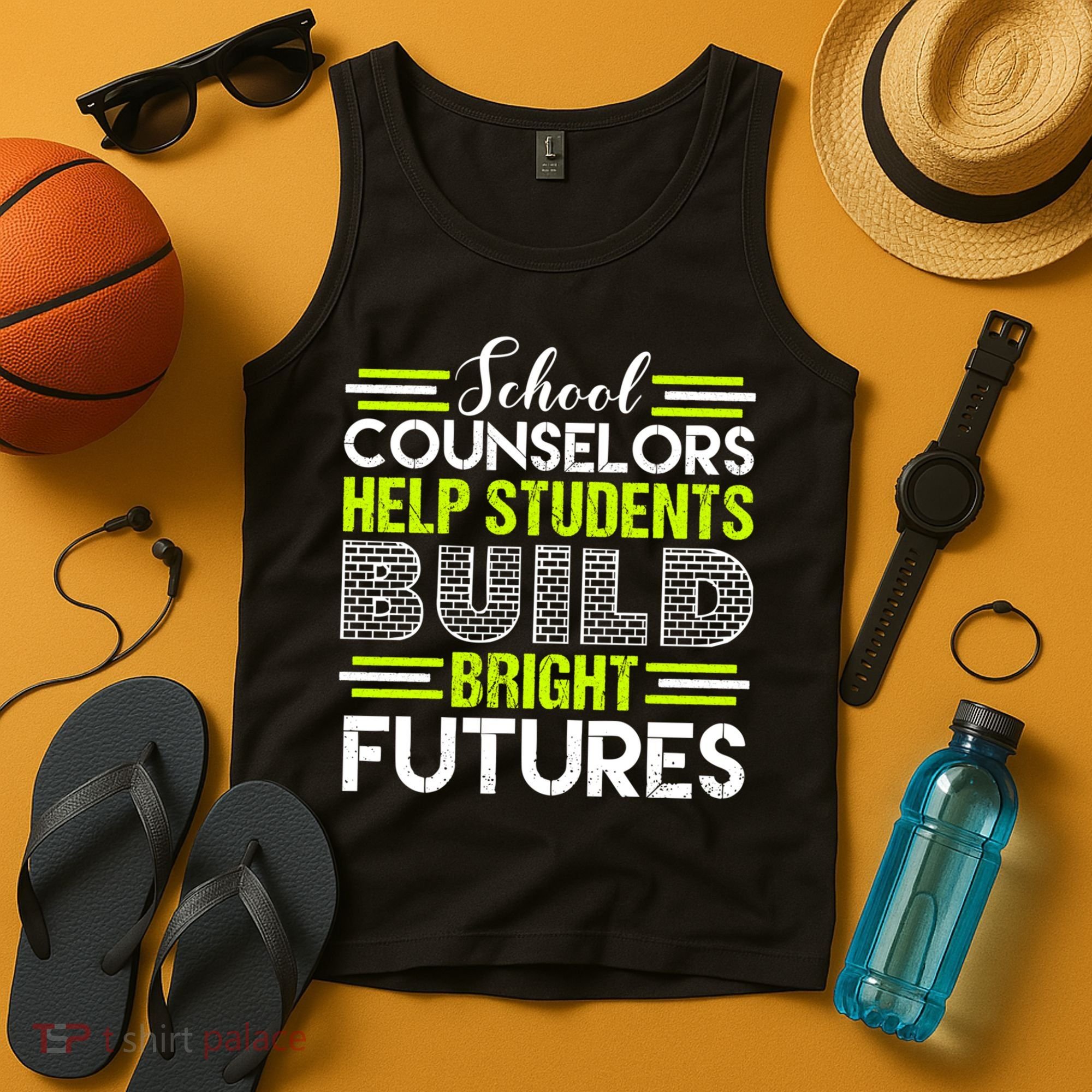 School Counselors Help Students Build Bright Futures Tank Top