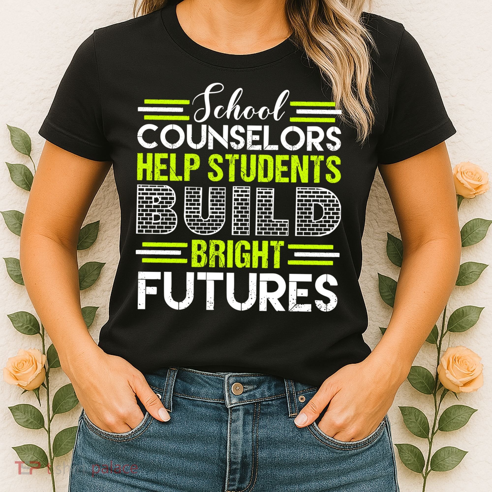 School Counselors Help Students Build Bright Futures Women's T-Shirt