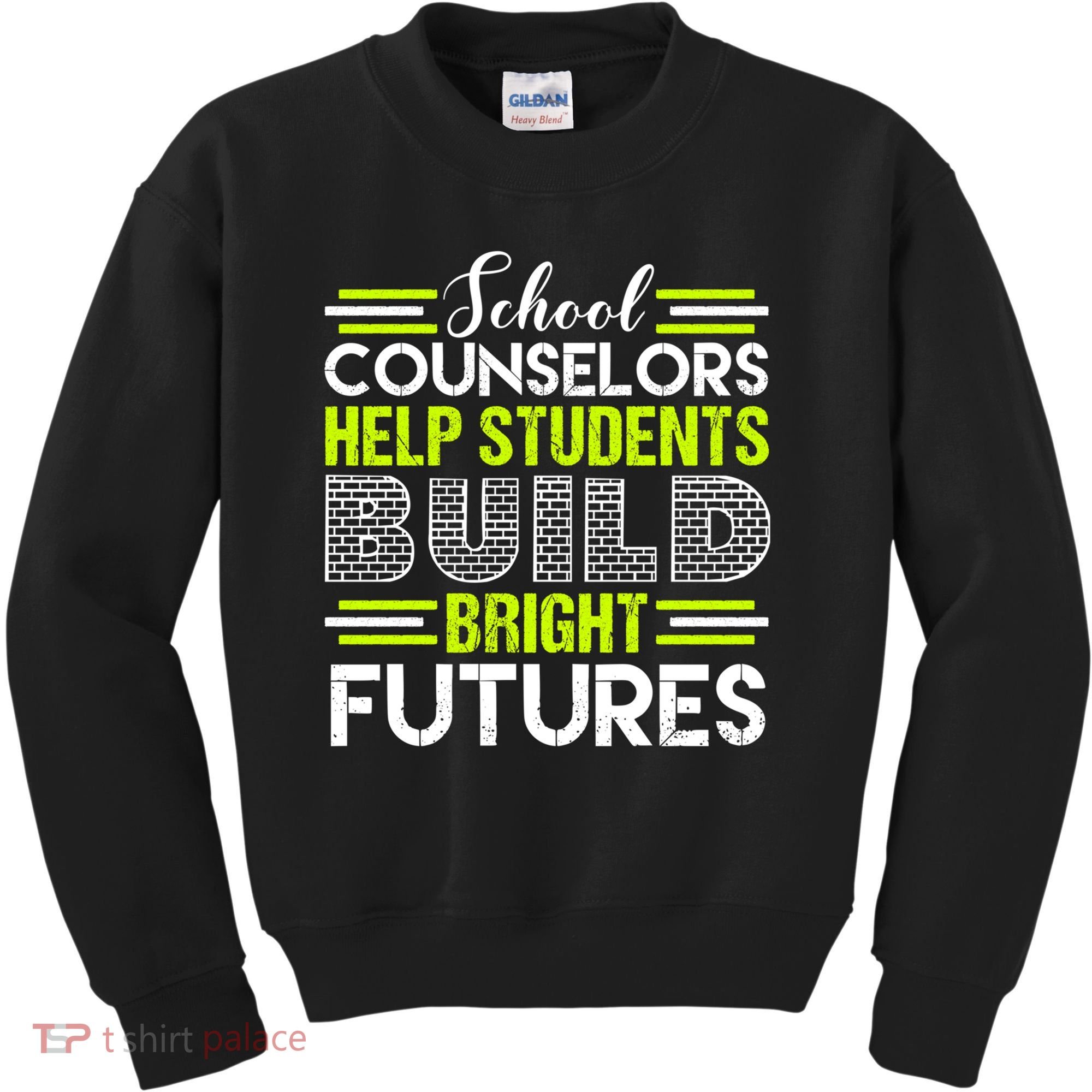 School Counselors Help Students Build Bright Futures Kids Sweatshirt