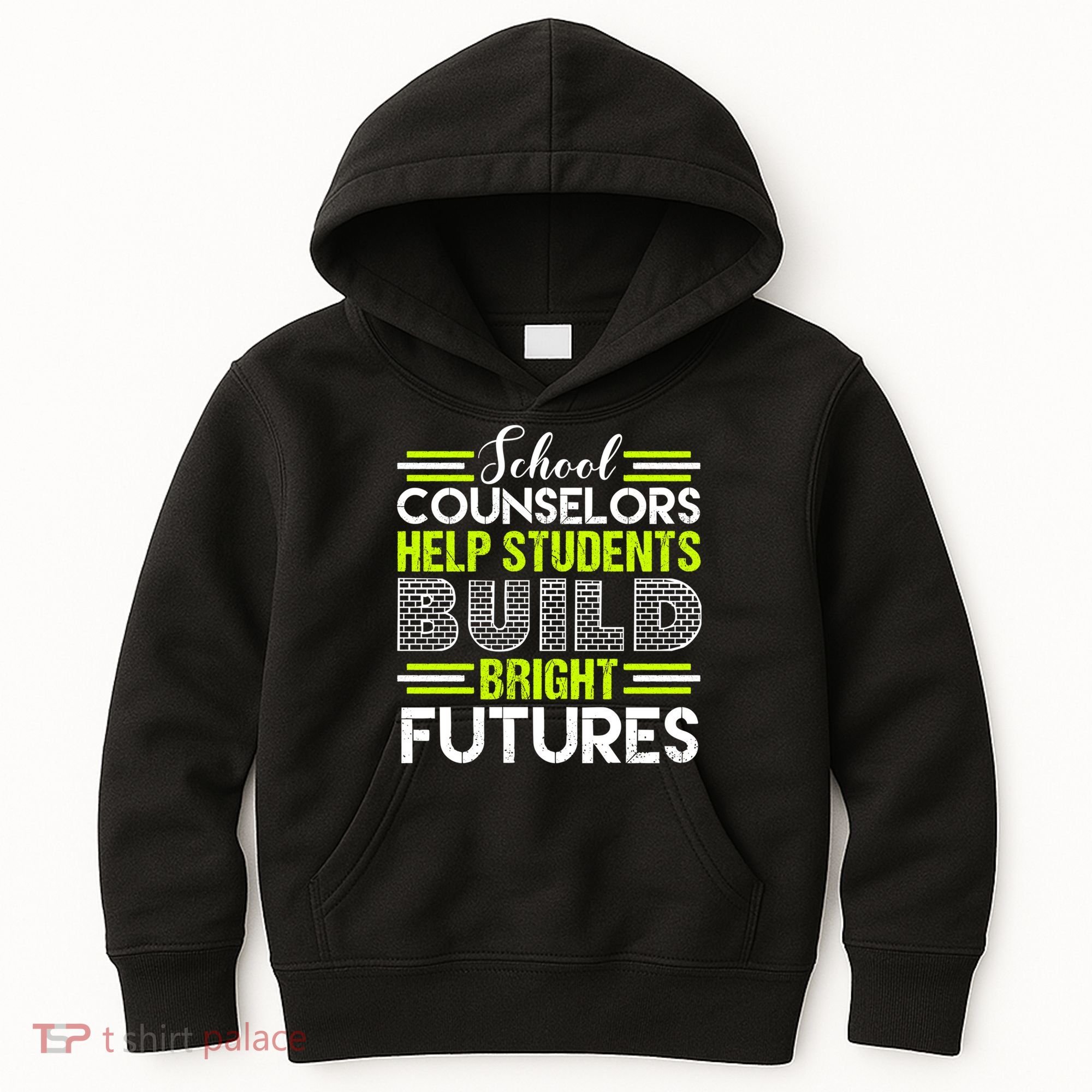 School Counselors Help Students Build Bright Futures Kids Hoodie