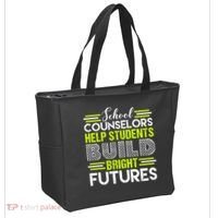 School Counselors Help Students Build Bright Futures Tote Bag thumb 2