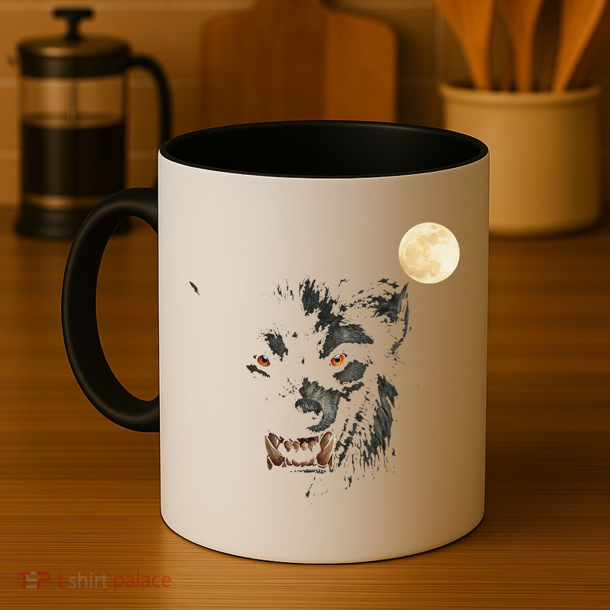 Scary Cool Halloween Werewolf Lychan Trick Or Treat Party Coffee Mug
