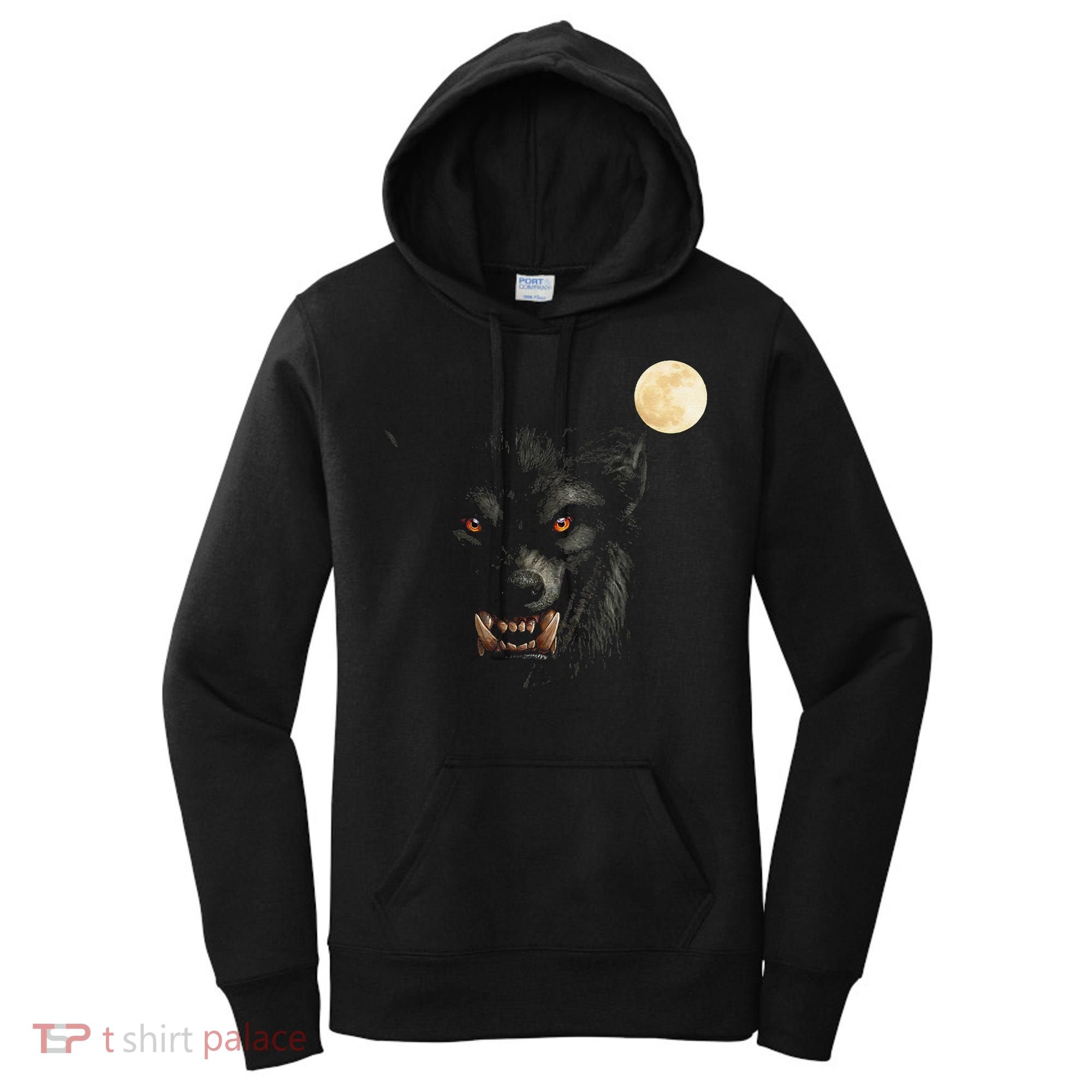 Scary Cool Halloween Werewolf Lychan Trick Or Treat Party Women's Hoodie