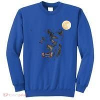 Scary Cool Halloween Werewolf Lychan Trick Or Treat Party Sweatshirt thumb 0