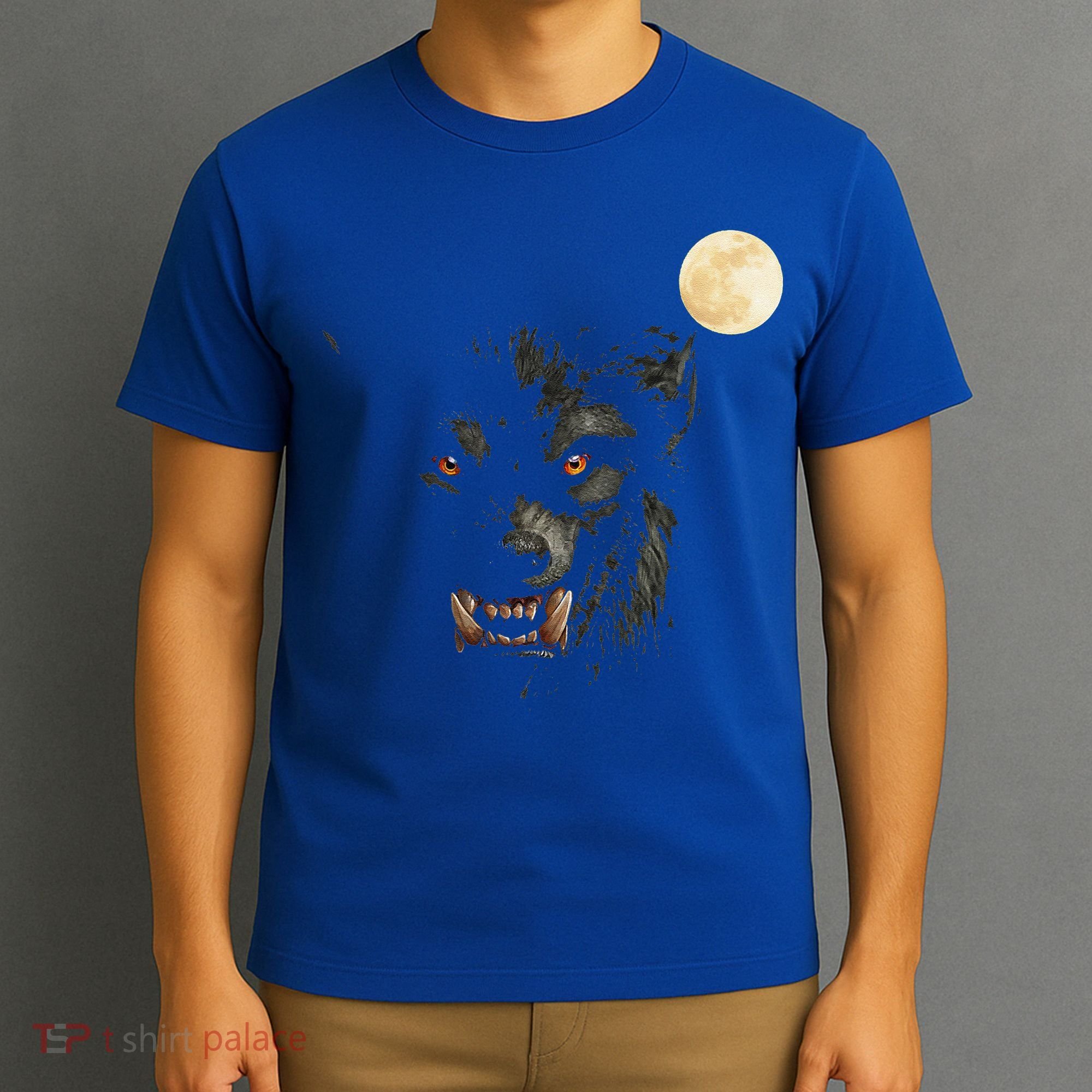 Scary Cool Halloween Werewolf Lychan Trick Or Treat Party T-Shirt