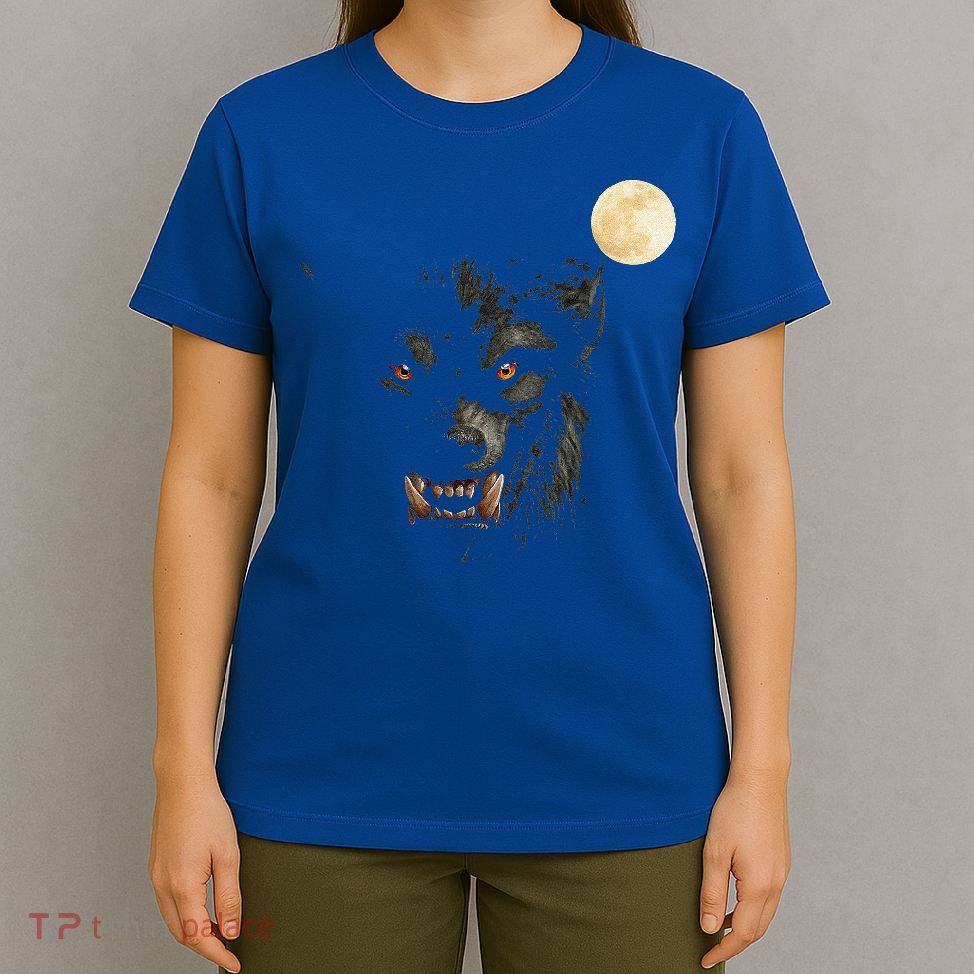 Scary Cool Halloween Werewolf Lychan Trick Or Treat Party T-Shirt