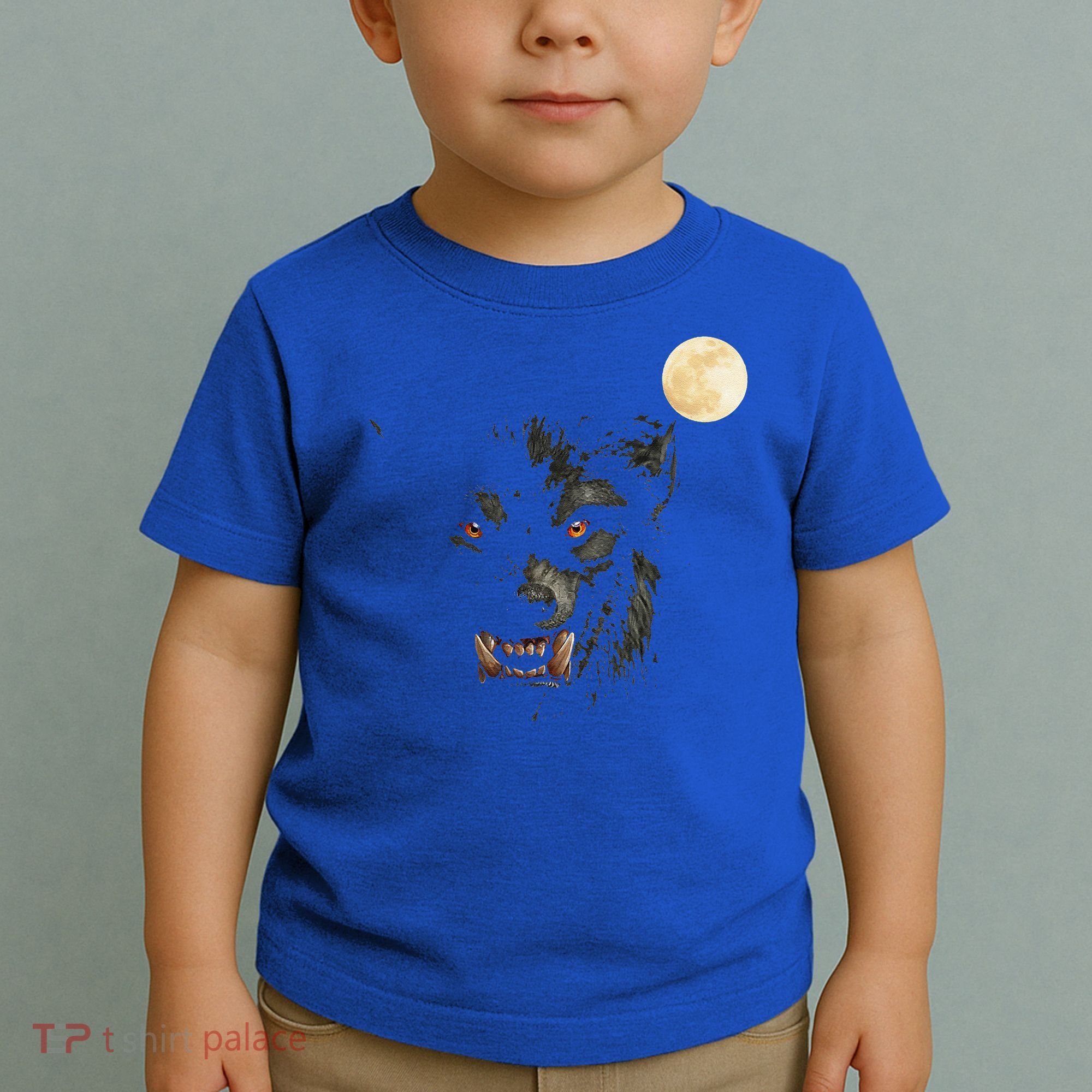 Scary Cool Halloween Werewolf Lychan Trick Or Treat Party Toddler T-Shirt