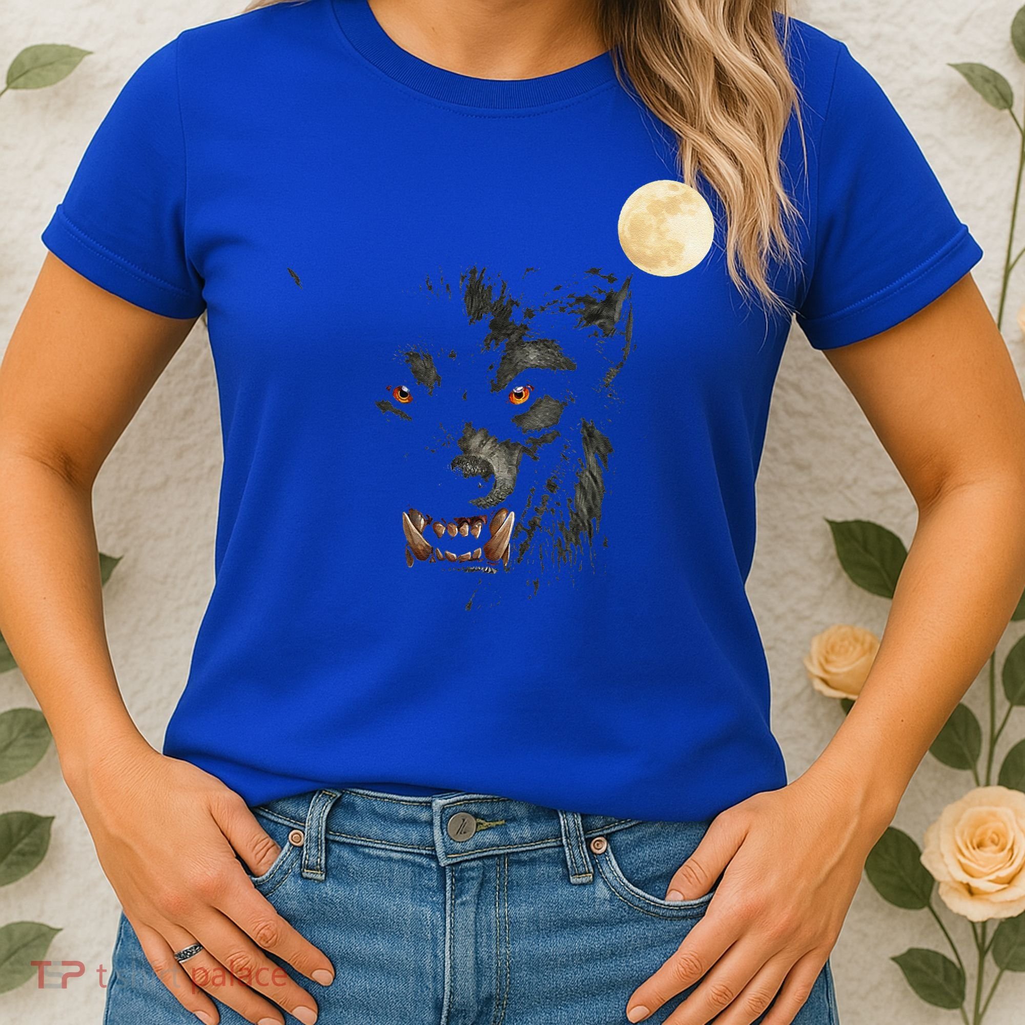Scary Cool Halloween Werewolf Lychan Trick Or Treat Party Women's T-Shirt