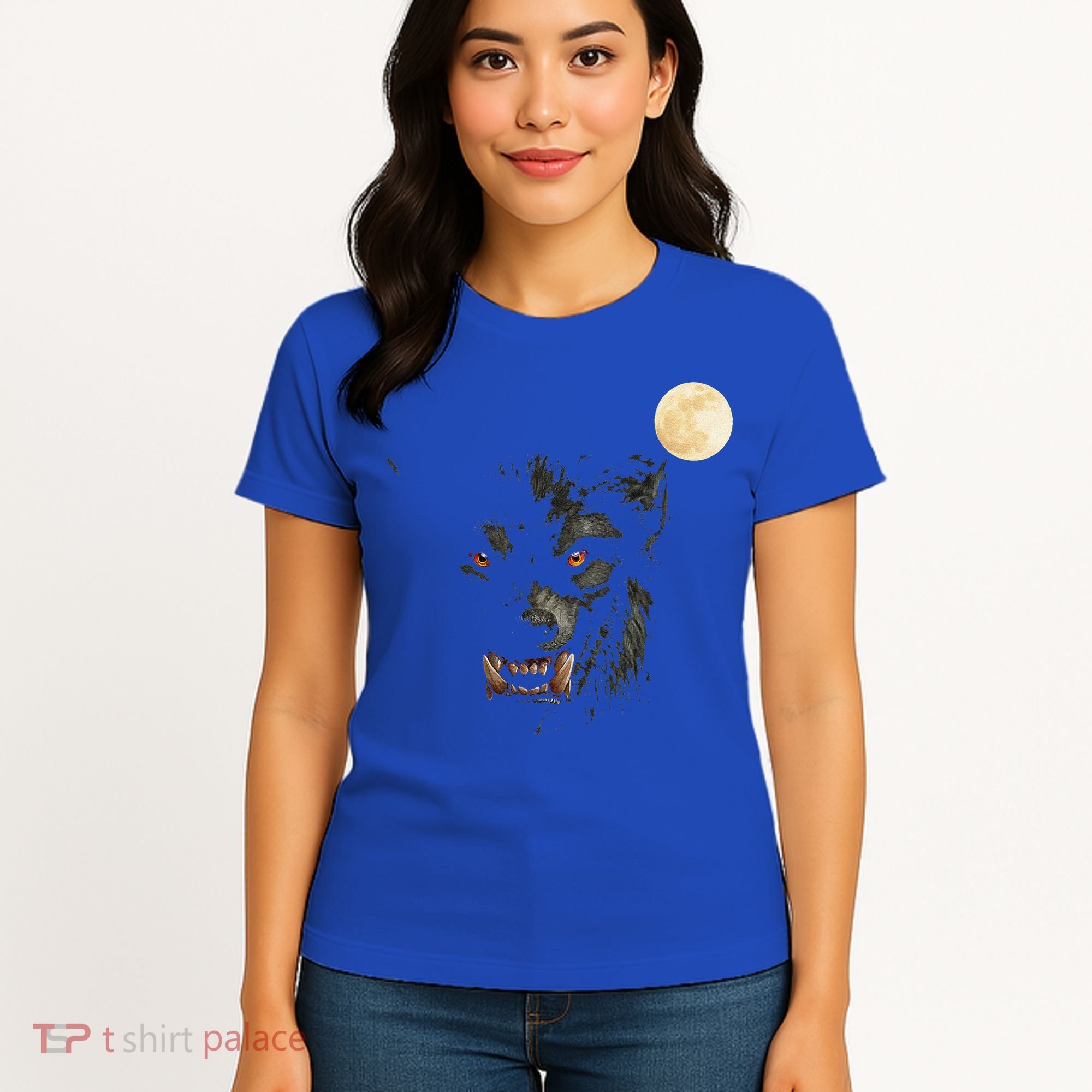 Scary Cool Halloween Werewolf Lychan Trick Or Treat Party Women's T-Shirt