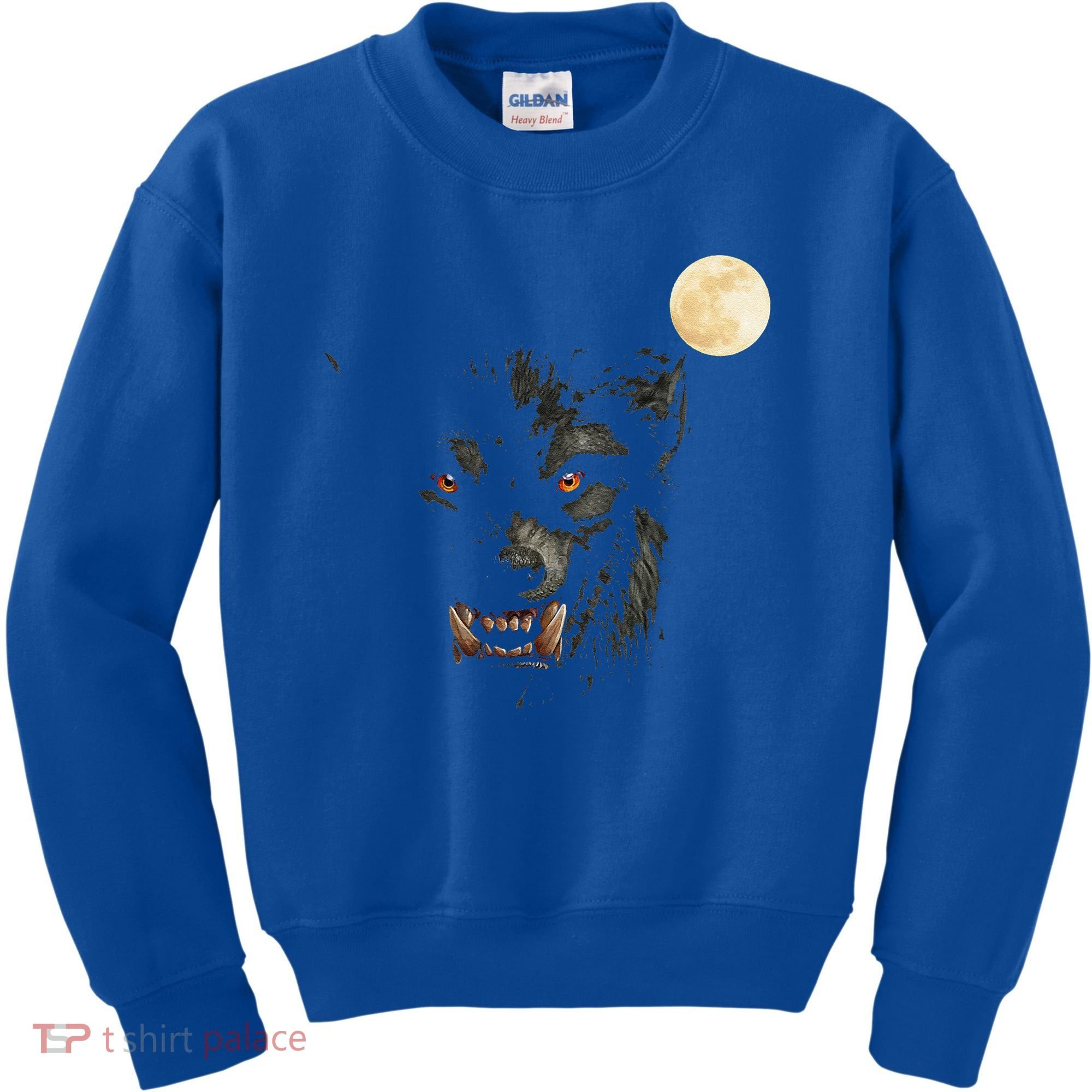 Scary Cool Halloween Werewolf Lychan Trick Or Treat Party Kids Sweatshirt